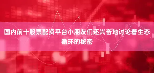 国内前十股票配资平台小朋友们还兴奋地讨论着生态循环的秘密