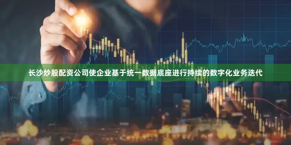 长沙炒股配资公司使企业基于统一数据底座进行持续的数字化业务迭代